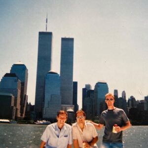 Patrick Wilson Instagram - This photo holds so many memories as it was not only taken a month before 9/11, but also because one my dearest friends (On the rt-Michael McEachran) lost a battle to cancer a few years ago. #neverforget. ❤️🙏🏼