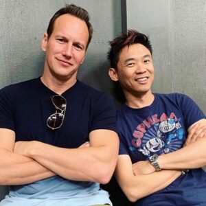 Patrick Wilson Instagram - Stopped by the Malignant set.  @creepypuppet continues to push the genre year after year. We also continue to make the same pose year after year.