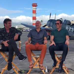 Patrick Wilson Instagram - Mahalo, Hawaii. Thank you to all the soldiers and sailors who welcomed us with open arms. We clearly had no fun. @midwaymovie @usnavy