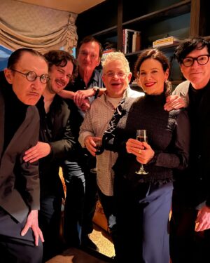Patton Oswalt Instagram - Absolutely amazing 50th birthday party for the lovely @edgarwright last night. One of the best filmmakers alive as well as the sweetest, smartest, coolest dude walking the planet. This morning I had to go to Warner Brothers for some ADR and damned if he wasn’t right down the hall on a mixing stage preparing a Dolby atmos mix for SHAUN OF THE DEAD — which is about to be RE-RELEASED IN THEATERS!!!! Edgar had a birthday and now he’s giving us all a present. Love you, dude. May a thousand more films leap from your skull onto the celluloid!