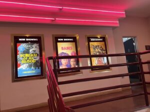 Patton Oswalt Instagram - Just found a little slice of heaven in Calgary. The mighty @globecinema_yyc — my @newbeverly away from home. It’s dingy, it’s gloomy — it’s PERFECT. Non-stop new, fringe, and classic cult cinema. Lumpy seats, mostly-empty auditoriums on a Saturday afternoon. I just watched THE LAST STOP IN YUMA COUNTY (a stunning debut desert noir from @francisgalluppi that’s wall-to-wall tension, violence and beloved character actors! Jim Cummings! Faizon Love! Gene Jones! Robin Bartlett! Barbara Crampton! And the always-epic Richard Brake!) and I’m coming back tomorrow for PINK FLAMINGOS! Watching John Waters’ trash-terpiece on a Sunday afternoon with, I’m predicting, 5 more people is film freak nirvana. Thank you, @globecinema_yyc — for your charming concession stand, your showcasing of indie game designers (you can play as-yet-released games from local designers for FREE!) and your weird, midnight-movies-for-matinee programming style. Breakfast for dinner for sprocket fiends like me. I love you guys.