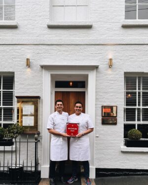 Paul Ainsworth Instagram - This week we received our red @michelinguide plaque, ready to be hung proudly over the @no6padstow door.

Thank you to our incredible team, who give their all, day in and day out. @chrismcclurg and the entire team, you make us so proud ✨

Thank you to our incredible producers, who consistently bring us the most amazing raw materials to work with 🙌🏾

Thank you to all our customers, who choose to visit us and whom we never take for granted. We will never stop striving to create an experience that will live with you forever 🙏🏾✨

Lastly, thank you to @michelinguide for trusting us for the past 11 years. It is truly an honour and a privilege, as well as a great responsibility, to continue to be a Michelin-starred restaurant ⭐️

Paul & Emma.