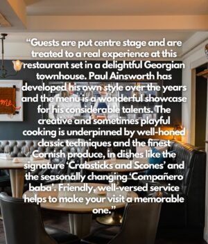 Paul Ainsworth Instagram - Absolutely thrilled to say that @no6padstow has maintained its @michelinguide star for the 11th year consecutively. We are so proud of this achievement and will continue to strive forwards and to be the best we can be, day in day out, for you, our guests. 

The biggest congratulations to everyone last night wether it was a first 1st or 2nd star and of course, to The Ledbury, who achieved the holy grail - 3 Michelin stars. Absolutly amazing 🙌🏾✨

Paul.