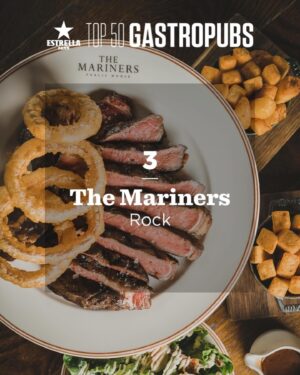 Paul Ainsworth Instagram - Thrilled to bits with the news that @marinersinrock was named No.3 in this year’s @top50gastropubs 🔥

Myself, Emma and the team always wanted The Mariners to serve as a home-from-home to locals and visitors alike, and being on this list is proof that we’re achieving that dream 🏆

We can’t wait for a busy year ahead and to keep raising the bar in everything we do! 
👊🏾🙏🏾💥