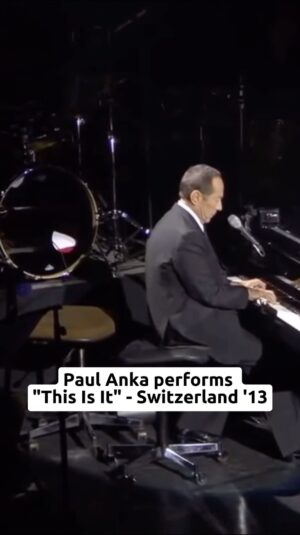 Paul Anka Instagram - Friends, I want you all to check out this video of me performing the song “This Is It” in Switzerland 2013 that was cowritten by me and the legend Michael Jackson.