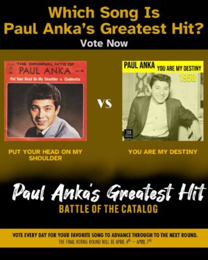 Paul Anka Instagram - Less than 48 hours until the big reveal of the ultimate winner! 🎉 Which song will claim the crown? This final round closes tomorrow at 11:59pm EST. Hurry up and cast your vote now! Link in bio.