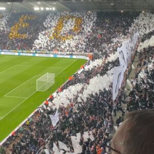 Paul Blackthorne Instagram - Well me, Tadge, Godson @leo.arney and Miles turned up at @nufc last night, unfortunately @arsenal didn’t!
Despite the result a great night had by all at the magnificent St James’ Park.
Unbelievable passion from the Toon Army, brilliant fans.
Thx for a great night !