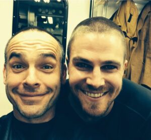 Paul Blackthorne Instagram - Ten years since Arrow went on the air.
My mind boggles at the passing of time and how lucky I was to be part of the adventure.
I miss all you gorgeous hilarious smart amazing people that made this thing happen. Forever grateful.
Here’s a few pics from the archives!
(More on FB)
X