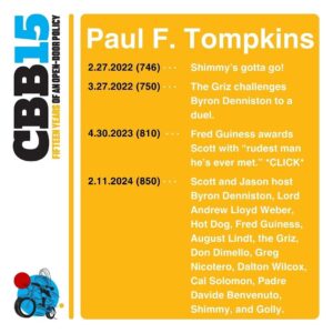 Paul F. Tompkins Instagram - Happy Birthday Comedy Bang Bang I love you