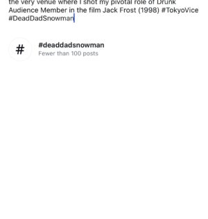 Paul F. Tompkins Instagram - C’mon gang let’s get this trending 
#DeadDadSnowman