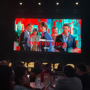 Paul F. Tompkins Instagram - Getting ready to watch the season finale of Tokyo Vice at the very venue where I shot my pivotal role of Drunk Audience Member in the film Jack Frost (1998) #TokyoVice #DeadDadSnowman