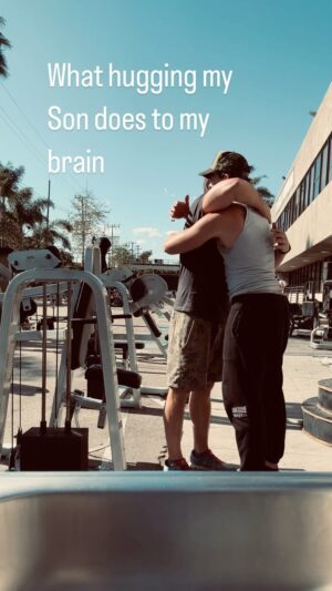 Paul Greene Instagram - Oli just left home for a big 5 month adventure.  A hero’s journey slaying some dragons,  far from home. A few tears as we said goodbye.  We are so excited for this chapter. And boy are we are going to miss him.  #family #fathers #hugs #peaceofmind