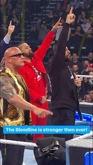 Paul Heyman Instagram - “IF YA SMELLLLL WHAT #THEBLOODLINE IS COOKIN’ ☝️🩸✊ #SmackDown