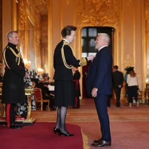 Paul Hollywood Instagram - Doesn’t happen everyday! Having my few moments with the Princess Royal, I’m very chuffed as you can probably see , my family and I had a great time at Windsor Castle x