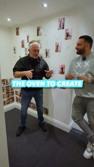 Paul Hollywood Instagram - The man the myth the legend @paul.hollywood in the house signing the wall, we love this guy!
.
Car Wrap and bake incoming! 👌🏼
.
#yiannimize #bakeoff #paulhollywood #baking #wrapking #carwraps #signedthewall