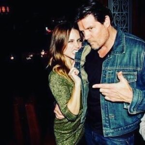 Paul Johansson Instagram - Kidding around with @sophiabush at the OTH wrap party circa 2011