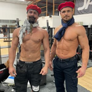 Paul Lloyd Jr. Instagram - That one time we were French 🇫🇷 for a day. @johnhennigan #Ouioui #stunts