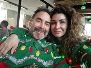 Paul Nassif Instagram - Couples that wear ugly Christmas sweaters together, stay together!🎄😅

#happyholidays #christmastime #holidays #holidayseason #uglychristmassweater #tbt #throwbackthursday #happyholidays