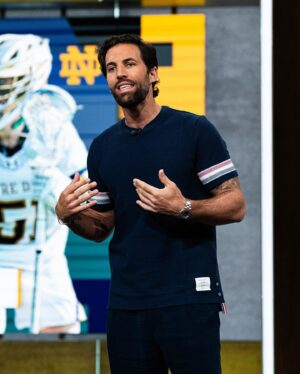 Paul Rabil Instagram - Live on @espn we welcomed the next star studded class of pro lacrosse players to the @pll. When you have a dream to turn pro and that moment arrives, it’s special to witness. I can’t to watch these guys start their rookie seasons this summer. 

Mark Twain said the two most important days in our lives are the day we’re born and the day we find out why. Last night we honored one of the game’s greatest ambassadors, Callum Robinson. We love you, brother. You’ve given every lacrosse player our why.