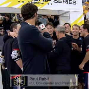 Paul Rabil Instagram - A Championship Series i’ll always remember. Our first sixes competition since being reintroduced into the Olympics. And the first time our teams have represented their home cities. 

To every player, coach and fan who was with us just outside of our nation’s capital, and to those of you watching with us from home — thank you. To our network partner @espn for getting behind us and our presenting partners at @ticketmaster — thank you. To every member of the @pll — you crushed it. The games were extraordinary and I left the field wishing it hadn’t come to an end. 

When countries from around the world arrive to Los Angeles in 2028, more than 3 billion people will watch lacrosse — that’s 30 super bowls worth of viewers. No bigger moment forthcoming. 

To the best women’s lacrosse players in the world, thank you for gracing us with your skill, intensity and behind the backs. The @unleashedwlax ASG is only just the beginning. 

Philly showed us why they’ve been in the last 3 championship games — a team stacked with talent, united by a culture built by Coach Copelan.

And the Cannons are bringing home a new championship to Boston. A team comprised of a devastating father-son duo, the greatest defender the game has ever seen taking on a new role, a future league MVP, and a human klutch machine. Congratulations 💣

See you all June 1.