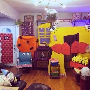 Paul Reubens Instagram - For her partner Tom's birthday, Heather went above and beyond to transform their living room into Pee-wee’s Playhouse! This surprise “Pee-wee Party” was complete with handmade props and a personalized Cameo message from Paul Reubens himself!

“My partner, Tom, and I are lifelong fans of Pee-wee and Pee-wee was EXTREMELY influential in Tom’s life. 'Pee-Wee’s Playhouse' allowed Tom to feel like he was accepted since he didn’t really fit in growing up. The weird and wonderful world of Pee-wee really spoke to him and let him know it was okay to be different. For Tom’s 39th birthday, I surprised him with a ‘Pee-wee Party.’ I spent months building props to transform our living room into Pee-wee’s Playhouse that friends helped me set up the day of the surprise.”

“In addition, I bought a Cameo from Paul Reubens for the special day and Paul made it so magical by really personalizing the video and spending an entire 8 minutes talking directly to Tom. What an incredible human being he was!”

“We left the Playhouse set up in our living room for months and watched the video hundreds of times and each time we watch it, it still makes us laugh and brings tears to our eyes.”

#Surprise is today’s Secret Word, as picked by Heather! You know what to do when anyone says the Secret Word, right? Surprise! 😱 

#PeeweeForever