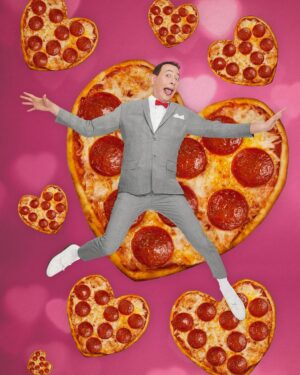 Paul Reubens Instagram - Cheese the day!!! #NationalPizzaDay, that is!!