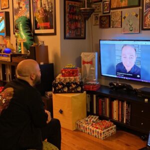 Paul Reubens Instagram - For her partner Tom's birthday, Heather went above and beyond to transform their living room into Pee-wee’s Playhouse! This surprise “Pee-wee Party” was complete with handmade props and a personalized Cameo message from Paul Reubens himself!

“My partner, Tom, and I are lifelong fans of Pee-wee and Pee-wee was EXTREMELY influential in Tom’s life. 'Pee-Wee’s Playhouse' allowed Tom to feel like he was accepted since he didn’t really fit in growing up. The weird and wonderful world of Pee-wee really spoke to him and let him know it was okay to be different. For Tom’s 39th birthday, I surprised him with a ‘Pee-wee Party.’ I spent months building props to transform our living room into Pee-wee’s Playhouse that friends helped me set up the day of the surprise.”

“In addition, I bought a Cameo from Paul Reubens for the special day and Paul made it so magical by really personalizing the video and spending an entire 8 minutes talking directly to Tom. What an incredible human being he was!”

“We left the Playhouse set up in our living room for months and watched the video hundreds of times and each time we watch it, it still makes us laugh and brings tears to our eyes.”

#Surprise is today’s Secret Word, as picked by Heather! You know what to do when anyone says the Secret Word, right? Surprise! 😱 

#PeeweeForever