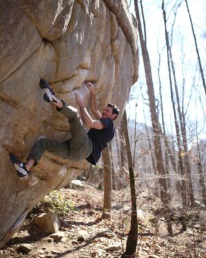 Paul Robinson Instagram - Mission fu€k!ng accomplished. I saw a 3 day window of weather in Chattanooga and capitalized. I flew into Atlanta Monday night and drove up to Chatt. Got in at 2 am on Tuesday. Slept a few hours and started the week off. 

Tuesday -
Rust - V13
Deception - V7

Wednesday
Western Gold - V11
Brass Knuckles - V14

Thursday
Groundhog Day Low - V10
Blue Mist - V12/13 (4th ascent)

Finally feeling like I’m climbing well and just wanna keep training and feeling stronger. Psyched to see what the next few months have in store. #bouldering 

Photos: brass knuckles, western gold, and mochi @shadowlex Rust @gajdaphotography Groundhog and blue mist @hipmitch