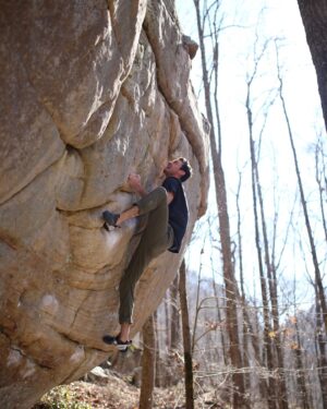 Paul Robinson Instagram - Mission fu€k!ng accomplished. I saw a 3 day window of weather in Chattanooga and capitalized. I flew into Atlanta Monday night and drove up to Chatt. Got in at 2 am on Tuesday. Slept a few hours and started the week off. 

Tuesday -
Rust - V13
Deception - V7

Wednesday
Western Gold - V11
Brass Knuckles - V14

Thursday
Groundhog Day Low - V10
Blue Mist - V12/13 (4th ascent)

Finally feeling like I’m climbing well and just wanna keep training and feeling stronger. Psyched to see what the next few months have in store. #bouldering 

Photos: brass knuckles, western gold, and mochi @shadowlex Rust @gajdaphotography Groundhog and blue mist @hipmitch