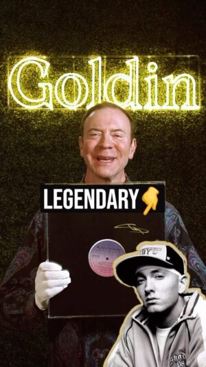 Paul Rosenberg Instagram - Signed & Sealed in Hip-Hop history! 🔏 

@Eminem’s Autographed/Factory-Sealed ‘Infinite’ Vinyl Record is a snapshot of his debut album that marked the start of a musical revolution. 🎶🖋️

It’s available to bid on now in our historic #Goldin100 Auction at goldin.com

Portion of the proceeds from this auction item will benefit The Marshall Mathers Foundation ❤️