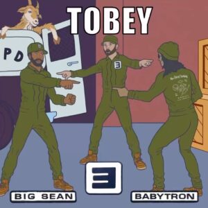 Paul Rosenberg Instagram - TOBEY 🕷️🐐 @eminem @bigsean @babytron [link in bio]