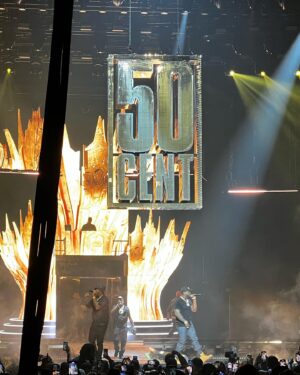Paul Rosenberg Instagram - There was an incredible slate of shows in NYC this week during the 50th Anniversary of Hip-Hop🎂🎉🥳🎈but anyone that knows me knows it’s always family first!  Incredible & truly special show by @50cent on his Final Lap tour at @barclayscenter and from @xdannyxbrownx with @jpegmafia at @rooftopatpier17 on their Scaring the Hoes Tour‼️If you have the means… catch them while you can!