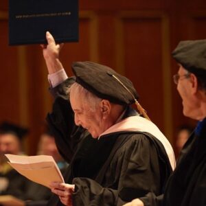 Paul Simon Instagram - Congratulations to the 2024 graduating class of @necmusic!

On Sunday, Paul was honored to address the students in a commencement speech, and to be presented with the honorary degree, Doctor of Music, quoting: 

“It’s a cliché but music really is the closest we come to a universal language. It crosses borders as effortlessly as a cloud. It nourishes culture like an underground spring. Music has the power to heal, to inspire, to make people weep or jump up and dance for joy. You have chosen a profession that can provide a lifetime’s journey into the ineffable.”