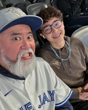Paul Sun-Hyung Lee Instagram - My boy @mileslee_34 hates having his pictures taken and begrudgingly humours his old man from time to time. We came to watch @yuseik18 strike out @shoheiohtani and beat the Dodgers - a series of photos. We also came to eat and buy Jays gear. Let’s go @bluejays #tothecore #mlb