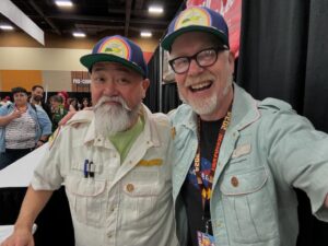 Paul Sun-Hyung Lee Instagram - Did we coordinate outfits this morning? Yes. Yes, we did. @phoenixfanfusion