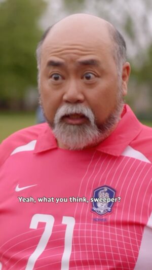 Paul Sun-Hyung Lee Instagram - what if the secret weapon for Canada beating Argentina is Appa? 

📺: Kim’s Convenience | @angryappa
#copaamerica