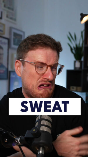 Paul Taylor Instagram - "Sweat" doesn't mean what you think it does!
