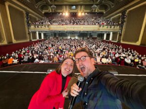 Paul Taylor Instagram - BORDEAUX! I couldn’t have wished for a better final French tour show, you were amazing. Last shows in Paris and London in June https://paultaylorcomedy.com/tickets