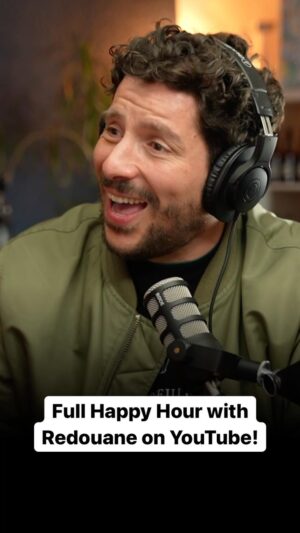 Paul Taylor Instagram - @redouanebougheraba and I decided to become Spanish during our Happy Hour Live. Full episode on YouTube!