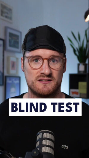 Paul Taylor Instagram - "Blind Test" doesn't mean what you think it does!