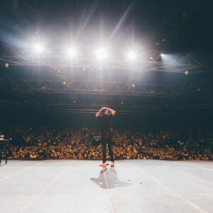 Paul Taylor Instagram - When I started my 1st bilingual show “Franglais” in January 2016, a lot of people said it wouldn’t work, but something inside of me believed it would, so I decided to give it a shot. I toured the show for 3 years and it went pretty well, so, in 2019, I decided to write a 2nd bilingual show “So British Ou Presque” and again toured for 3 years (with an interruption from a global pandemic). Somehow, the audiences were even bigger for this second show, so, at the end of 2022, I wrote my 3rd and final bilingual show “Bisoubye”. After a 12-month world tour in 20 countries, I ended the show last weekend at home in Paris in front of a sold-out crowd at the Zénith. As I’m writing this, I still don’t really understand how all of this happened, but thank you! 

Thank you to every person who bought a ticket to come and see me live over the past 8 years. Thank you @fannyjourdan and your team at @tcholeleproductions, past and present for believing in my vision. Thank you to all the comedians that opened my shows. Thank you to all my light and sound designers that toured with me and the hundreds of local technicians that assembled and disassembled my stages. Thank you to all the theatres, venues and local promoters that allowed me to perform. Thank you @adam.crosbie for quitting your job at Apple and agreeing to become my manager last year. Thank you Adeline for putting up with me for 15 years, for quitting your job in law to run our production company and for raising our daughter while I’m away. Finally, thank you Mum & Dad for making me who I am today.

It’s been an amazing bilingual chapter of my career. 

Now onto the next chapter!

📸: @laurag_photo
