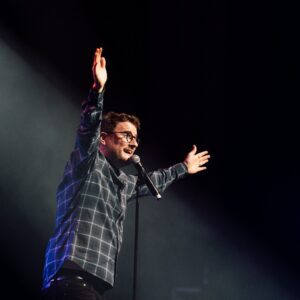 Paul Taylor Instagram - 2021 - Honestly, I’ve felt like shit for most of this year, but, by looking back through my photos, I realised that there have been some pretty amazing moments along the way. If you’re also feeling like 2021 was shit, I encourage you to do the same - it helps.

🎟 So British Ou Presque - I managed to do 22 of the postponed shows from 2020. I still have 7 left and the highlight was 2 sold-out shows at @legrandrex.

🎙Happy Hour Live - I created a live podcast chat-show on YouTube and did 40 episodes with some amazing guests. My favourite episode was my birthday special with @rollyassal live at the @barbes_comedy_club 

🎧God Save My English - My friend @sarahdcomedy and wrote and recorded our 3rd and final season of our @audible Original series for learners of English

🍷Routes Des Vannes - When the theatres were closed, I went on a comedy road trip with some friends in the South of France to tell jokes at wine domains in the open air.

🪂Egypt Skydive - I went to Egypt for the first time and jumped out of a military aircraft with @gregcrozier.airwax, @karinejoly.airwax, @ewan_cowie_photography and @yovness_.

🇬🇧Trip to England - In between lockdowns and travel restrictions, my wife and I finally managed to take our daughter to her other country to try some real fish & chips!

Happy New Year everyone! See you in 2022.