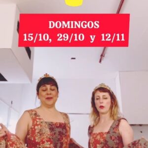Paula Grinszpan Instagram - 🫅🏻👸🏼 NOS DESPEDIMOS! 

‼️👑 Comunicado real. Últimas  funciones reales. Es todo real. Dos en octubre y una en noviembre. Entradas por @entraduno, en la web del @teatroastrosok y en bio.