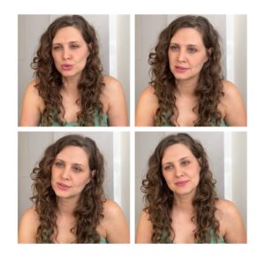Paula Possani Instagram - Vida de atriz hoje em dia é gravar vídeos e testes em casa. Aí a gente se diverte e ainda faz uns posts! 😉
Qual o seu humor na escala paula possani de hoje? 
#atriz #atrizbrasileira #brasilianactress #selftape #vidadeatriz #amomeutrabalho #mandajobs