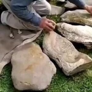 Paulo Costa Lima Instagram - O Dr. Jean-Loup Ringot é um arqueólogo especialista em música pré-histórica (olha só!)... ele estuda instrumentos feitos de pedra (mas também as flautas de osso e artefatos similares), e aqui demonstra o possível funcionamento de um Litofone. Música, vasta música!

reposted • @sound.art.museum 🦴 Prehistoric Music 🦴

Archaeologist Dr. Jean-Loup Ringot specialized in prehistoric music demonstrates a Lithophone •

#soundart #soundartist #soundscape #soundsculptures #sounddesign #foley #sonicart #art #contemporaryart #installationart #museum #asmr #percussion #prehistoric