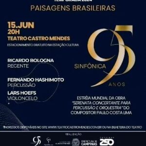 Paulo Costa Lima Instagram - Chega mais... uma Serenata Concertante para Percussão e Orquestra feita para o grande Fernando Hashimoto, com a Orquestra Sinfônica Municipal de Campinas regida pelo Maestro Ricardo Bologna! (Direção Artística Maestro Carlos Prazeres). Apoio da Academia Brasileira de Música! Agtadeço ao compositor Eduardo Lago a edição da partitura e partes! Muito feliz!!!

@fernando.hashimoto.3 
@ricardobologna 
@maestrocarlosprazeres 
@acarotenorio
@sinfonicadecampinas 
@academiabrasileirademusica
@eduardolago
@lakke_edu
@hoefslars