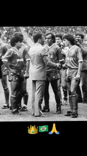 Paulo Futre Instagram - Descanse em Paz 👑🇧🇷🙏 #oRei #Pelé