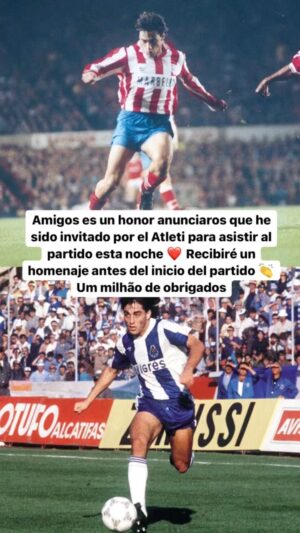 Paulo Futre Instagram - #AtletiPorto #UCL #AtleticoDeMadrid #FCPorto