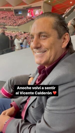 Paulo Futre Instagram - Matrícula de Honor para la afición…¡Cómo siempre! ❤️#AtleticoDeMadrid #VicenteCalderon #PaseoDeLosMelancolicos