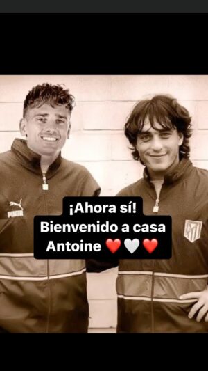 Paulo Futre Instagram - Los haters dirán que esta imagen es photoshop 😉 Bem-vindo a casa @antogriezmann 🙌 #Griezmann #AupaAtleti